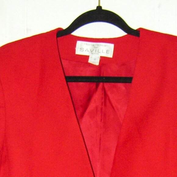 RED BUSINESS BLAZER 8 - Picture 3 of 4